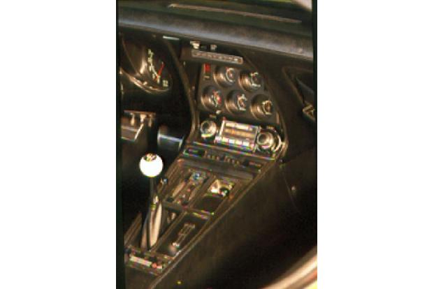 Mittelkonsole der Chevrolet Corvette Stingray 454