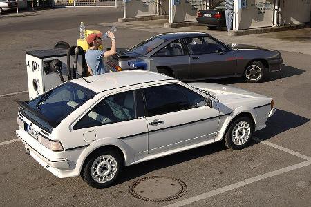 Opel Manta B und VW Scirocco II