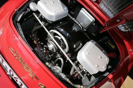 Die komplizierte Technik des Fuhrmann-Motors arbeitet im Verborgenen.