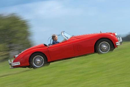 Jaguar XK 150 S OTS, Seitenansicht