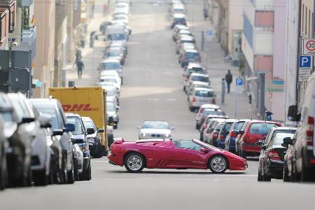 Lamborghini Diablo VT Roadster, Seitenansicht
