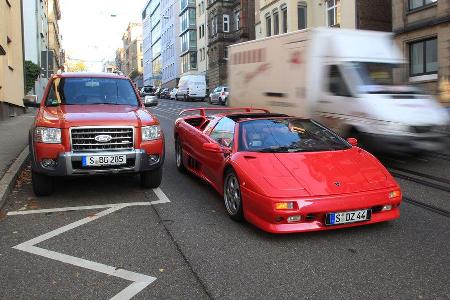 Lamborghini Diablo VT Roadster, Frontansicht