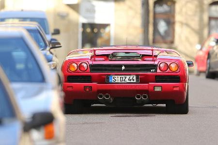Lamborghini Diablo VT Roadster, Heck, Heckspoiler