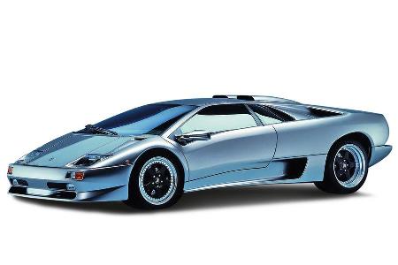 Lamborghini Diablo VT Roadster, Grafik, Zeichnung