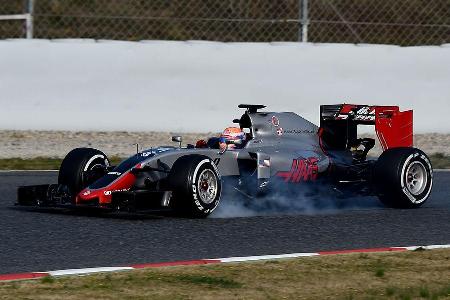 Romain Grosjean - HaasF1 - Barcelona - F1-Test - 2016