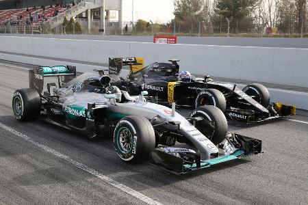 Nico Rosberg - Mercedes - Formel 1-Test - Barcelona - 23. Februar 2016