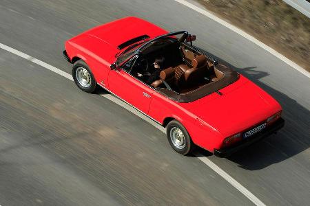 Peugeot 504 Cabriolet von oben