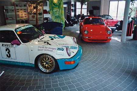 Techart-Porsche, Ausstellungsraum