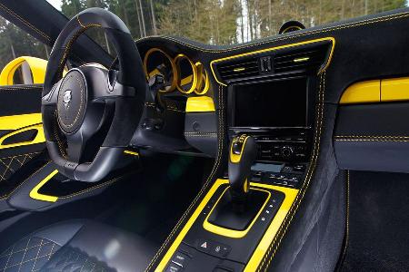 Techart-Porsche 991 Carrera S, Cockpit, Lenkrad
