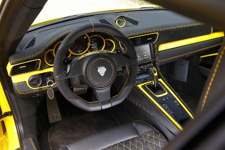Techart-Porsche 991 Carrera S, Cockpit, Lenkrad