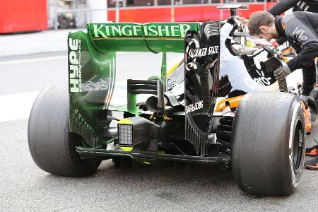 Sergio Perez - Force India - Formel 1-Test - Barcelona - 23. Februar 2016