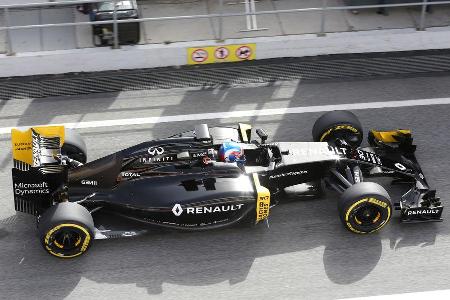 Jolyon Palmer - Renault F1 - Formel 1-Test - Barcelona - 23. Februar 2016