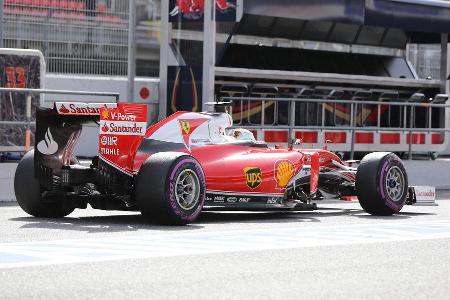 Sebastian Vettel - Ferrari - Formel 1-Test - Barcelona - 23. Februar 2016