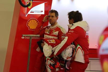 Sebastian Vettel - Ferrari - Formel 1-Test - Barcelona - 23. Februar 2016
