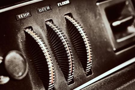 Volvo 144 de Luxe, Heizung, Bedienelemente