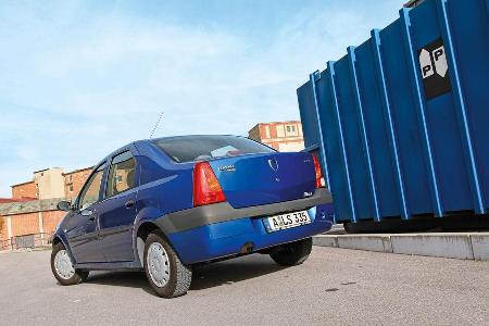Dacia Logan 1.4 MPI, Heckansicht