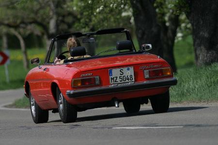 Einkaufsfhrer, Alfa Spider, Heck