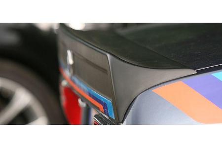 Sportlichkeit anno dazumal: fette Spoilerlippe.