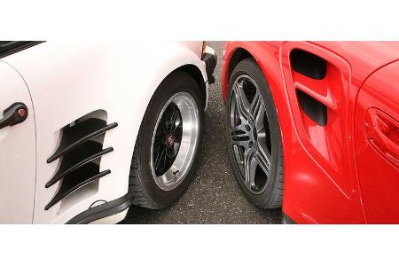 Auch die seitlichen Kiemen gehören dazu - auch wenn sie heute anders dimensioniert sind.