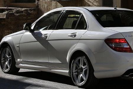 Die neue C-Klasse ist mit 4581 Millimetern 55 Millimeter länger als das Vorgängermodell.