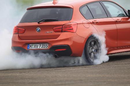 BMW M135i, Burnout