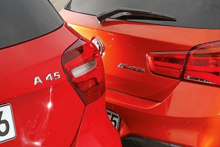 BMW M135i, Mercedes-AMG A45 4Matic, Typenbezeichnung