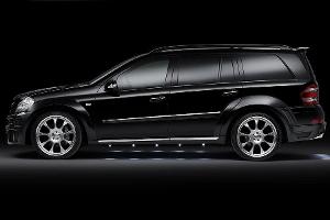 Massig, kantig, schwarz - der Brabus Widestar auf Basis des Mercedes GL ist ein echtes Checker-Mobil.