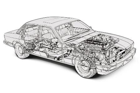 Jaguar XJ6 4.0, Durchsicht
