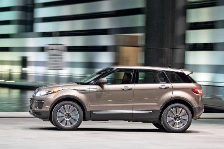 Range Rover Evoque TD4, Seitenansicht