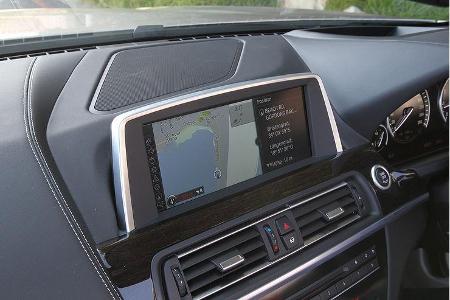 BMW 650i Cabrio, Innenraum, Bildschirm
