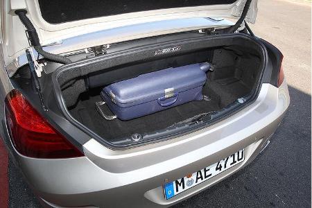 BMW 650i Cabrio, Kofferraum
