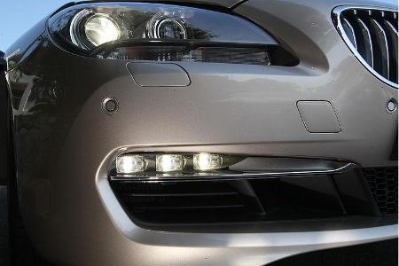 BMW 650i Cabrio, Scheinwerfer, LED-Tagfahrlicht