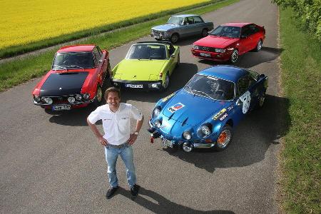 Audi Quattro, BMW 2002 tii, Lancia Fulvia Coup, Renault Alpine A110, VW-Porsche 914