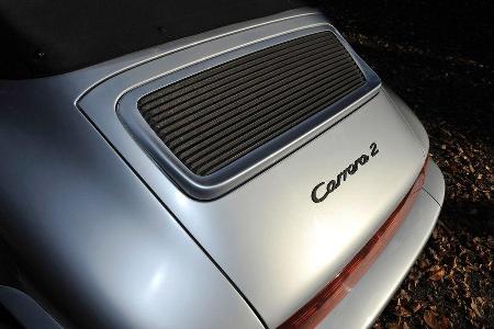 Porsche 964 Cabrio, Motorabdeckung