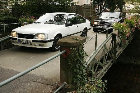 Opel Monza GSE und Mercedes-Benz 280 CE
