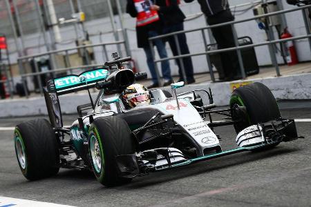 Lewis Hamilton - Mercedes - Formel 1-Test - Barcelona - 22. Februar 2016