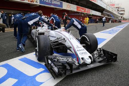 Valtteri Bottas - Williams - Formel 1-Test - Barcelona - 22. Februar 2016