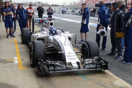 Valtteri Bottas - Williams - Formel 1-Test - Barcelona - 22. Februar 2016