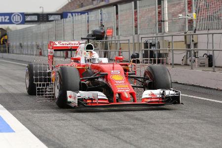 Sebastian Vettel - Red Bull - Formel 1-Test - Barcelona - 22. Februar 2016