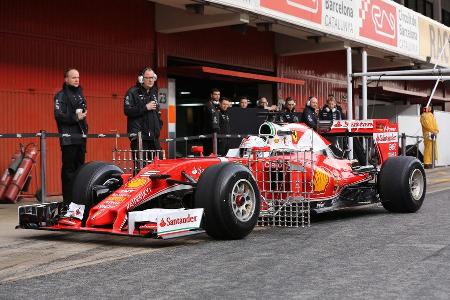 Sebastian Vettel - Red Bull - Formel 1-Test - Barcelona - 22. Februar 2016