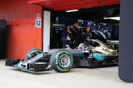 Lewis Hamilton - Mercedes - Formel 1-Test - Barcelona - 22. Februar 2016