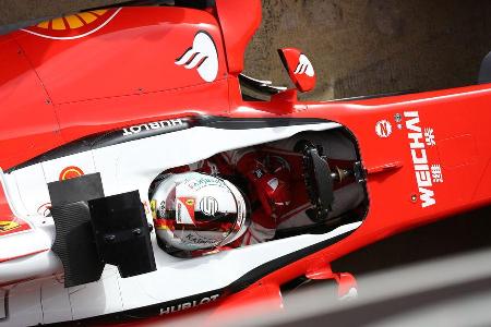Sebastian Vettel - Ferrari - Formel 1-Test - Barcelona - 22. Februar 2016
