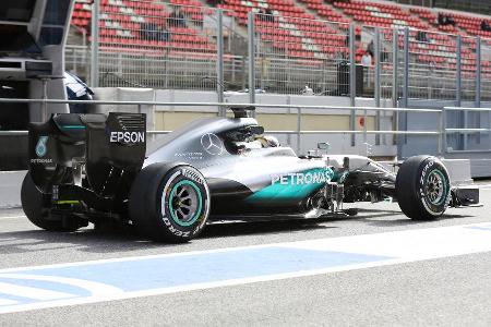 Lewis Hamilton - Mercedes - Formel 1-Test - Barcelona - 22. Februar 2016