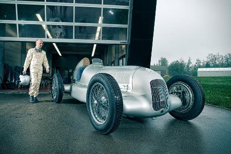 Mercedes-Benz W25, Silberpfeil, Frontansicht