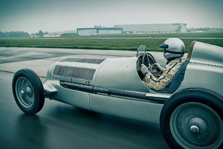 Mercedes-Benz W25, Silberpfeil, Seitenansicht