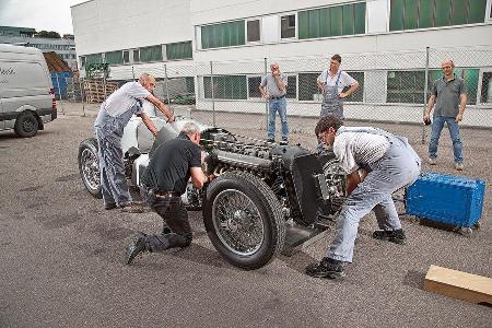 Mercedes-Benz W25, Silberpfeil, Frontansicht