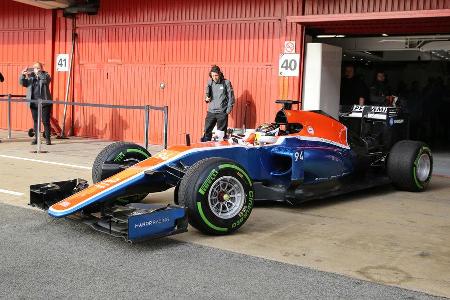 Pascal Wehrlein - Manor Racing - Formel 1-Test - Barcelona - 22. Februar 2016