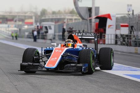 Pascal Wehrlein - Manor Racing - Formel 1-Test - Barcelona - 22. Februar 2016