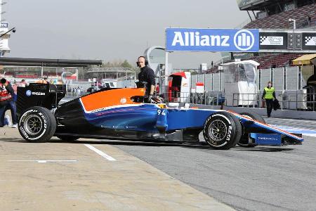 Pascal Wehrlein - Manor - Formel 1-Test - Barcelona - 22. Februar 2016