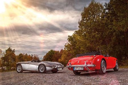 Austin Healey 100, Austin Healey 3000 MK II, Heckansicht